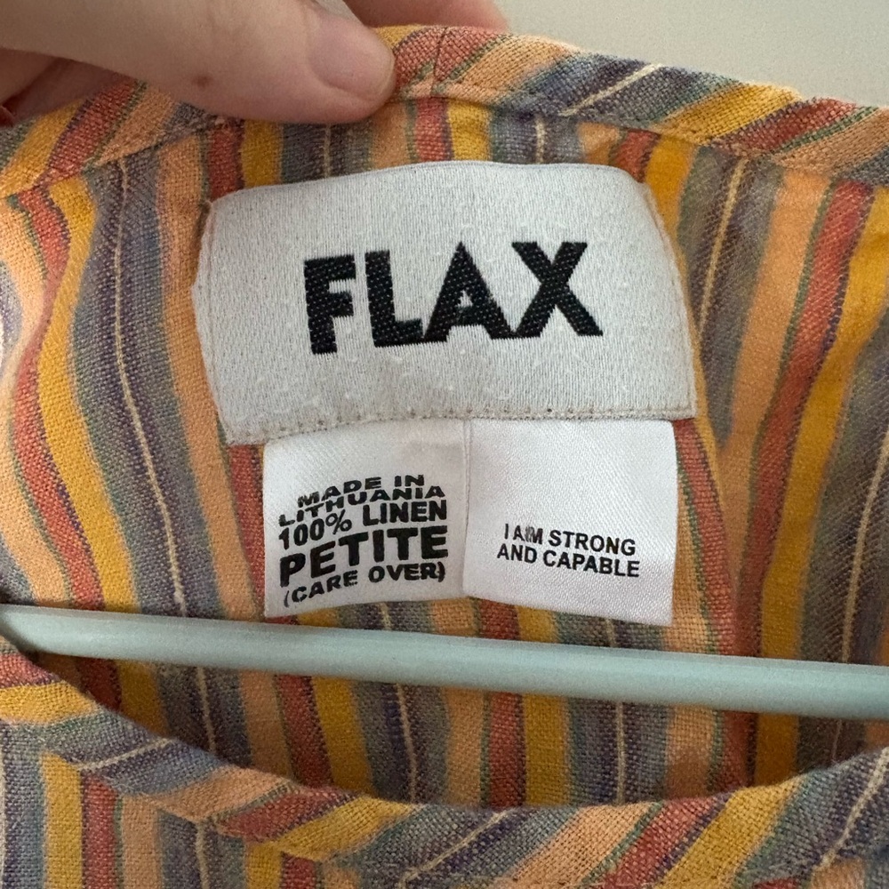 Flax 100% Linen Tank Top - Picture 2 of 6